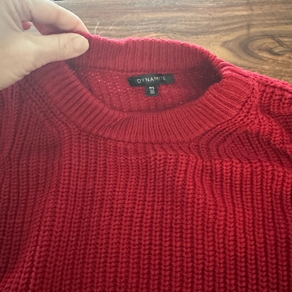 Dynamite red sweater - Picture 2 of 2